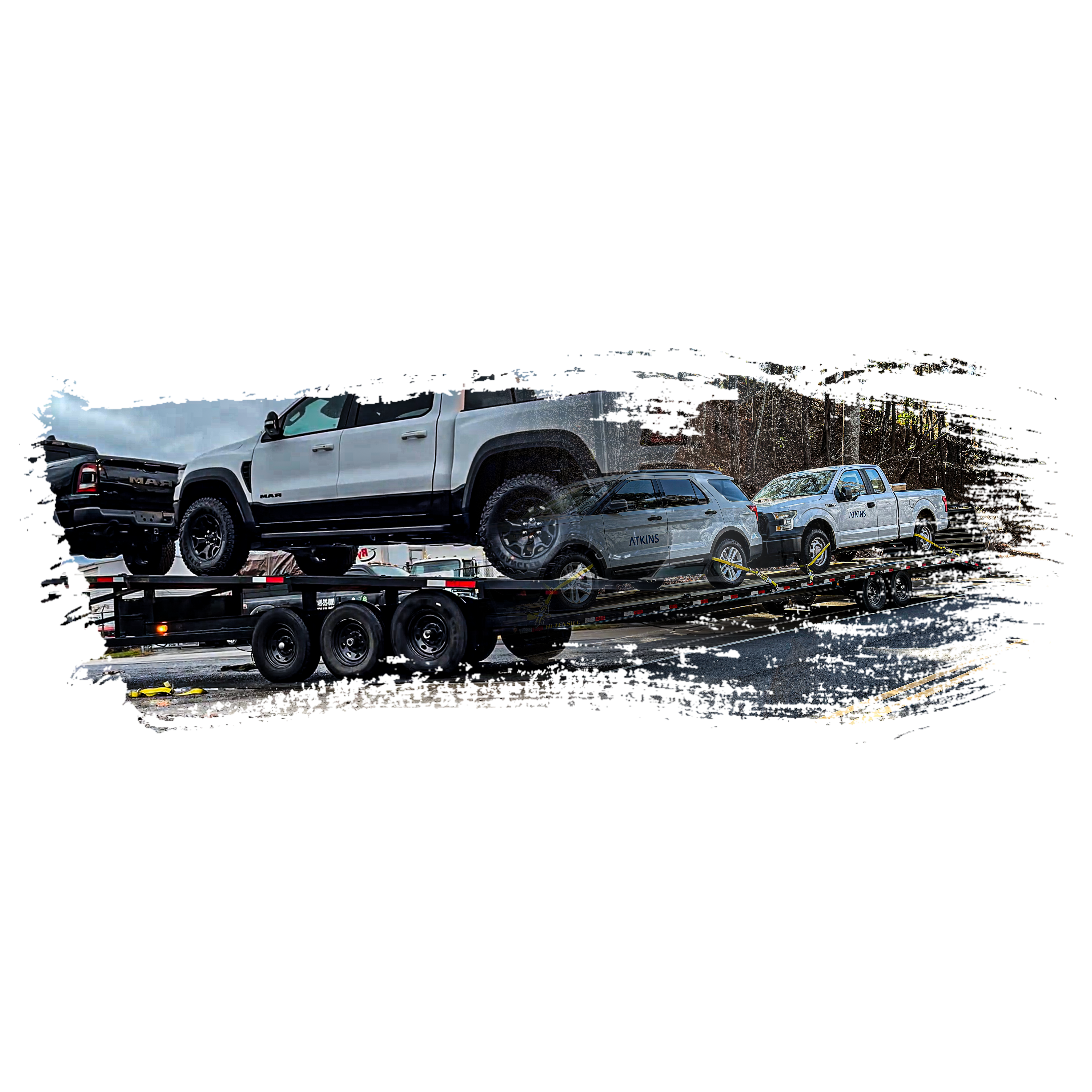 Open auto transport carrier